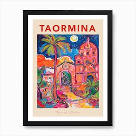 Taormina 2 Italia Travel Poster Art Print