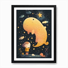 Starry Night Children's Art Print