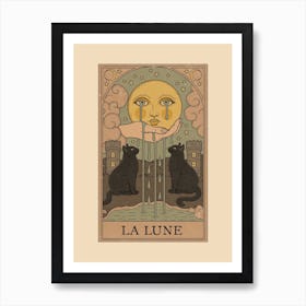 La Lune Art Print