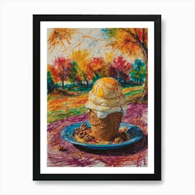 Ice Cream Cone 64 Art Print