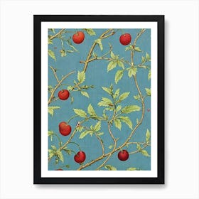 Cherry tree Vintage 2 Botanical Art Print