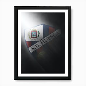 Huesca Spain Football Poster Art Print