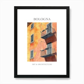 Bologna Travel And Architecture Poster 1 Art Print