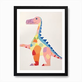 Nursery Dinosaur Art Heterodontosaurus 3 Art Print