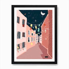 Mediterranean Night Art Print