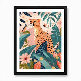 Cheetah In The Jungle 3 Art Print