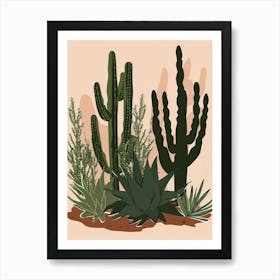 Cactus Garden 20 Art Print