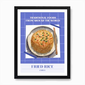 Fried Rice China 3 Foods Of The World Art Print