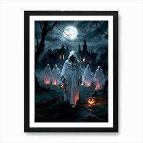 Haunted House 17 Art Print