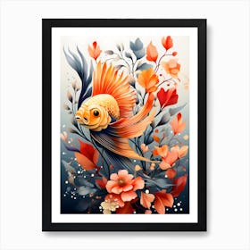 Betta Fish Art Print