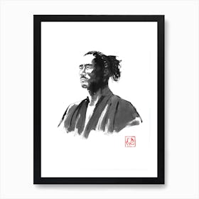 Samurai Zen Art Print