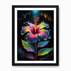 Rainbow Flower Art Print