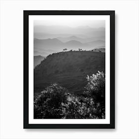 Layers Of Mountains In Ethiopia Art Print