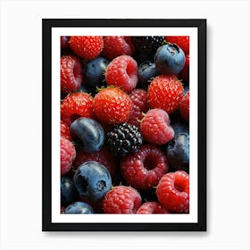 Close Up Of Berries 1 Art Print