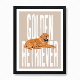 Golden Retriever Dog Art Print