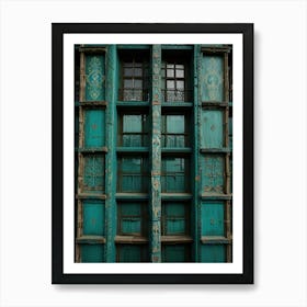 Doors Of A Building Art Print