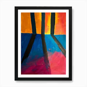 Three Trees 1 Art Print