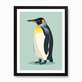 King Penguin Cooper Bay Minimalist Illustration 1 Art Print