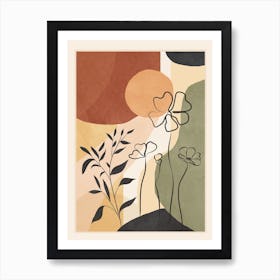 Plant Life Design 01 Art Print