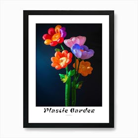 Bright Inflatable Flowers Poster Calendula 1 Art Print