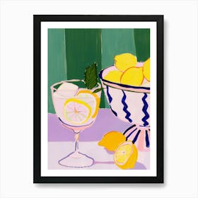 Boho Poster Club 5 Lemons Art Print