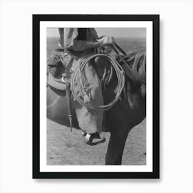 Regalia And Equipment Of The Cowboy,Cattle Ranch Near Spur, Texas By Russell Lee Art Print