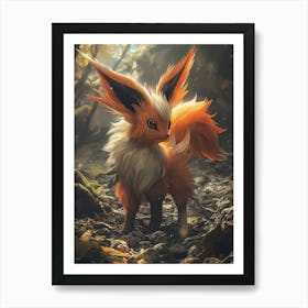 Pokemon Eevee 1 Art Print