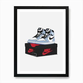 Sneakers Jordan Art Art Print