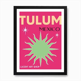 Tulum Mexico Art Print