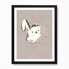 Peekaboo Bunny Character Art Print