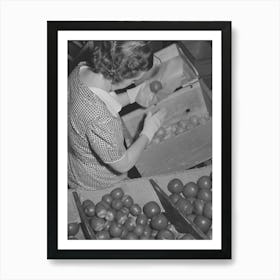 Farm Woman Who Lives At The Fsa (Farm Security Administration) Farm Family Migratory Labor Camp, Yakima Art Print