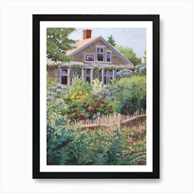 Summer Cottage 2 Art Print
