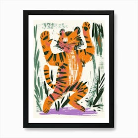 Tiger Dance 1 Art Print