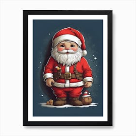 Santa Claus 3 Art Print