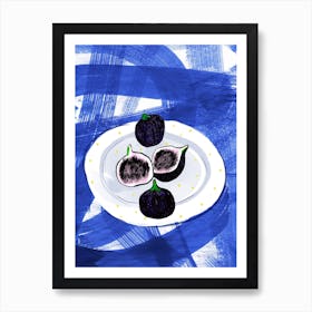 Figs Plate Art Print