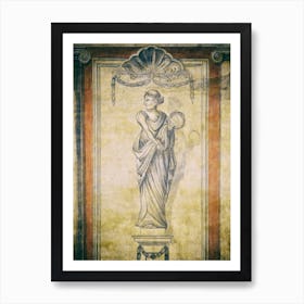 Classical Lady Art Print