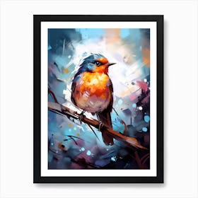 Robin Digital Illustration 2 Art Print