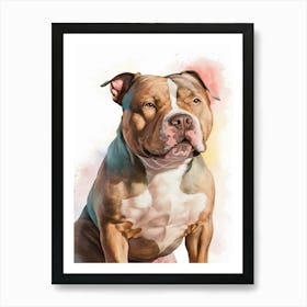 Pit Bull Terrier 1 Art Print