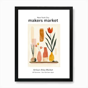 New York City Artisan Alley Market 1 Art Print