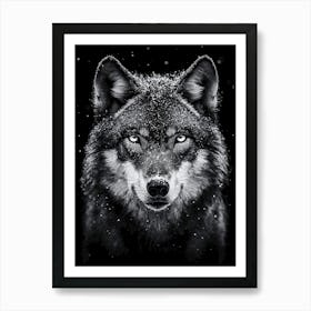 Wolf Portrait Art Print