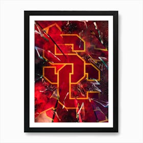 Usc Trojans 1 Art Print