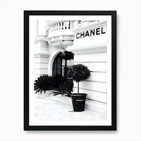 Chanell Shop Chanell Entrance Luxury Fashion Art Print