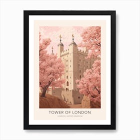 Tower Of London 2 Travel Poster Art Print