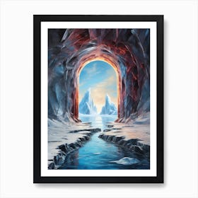 Snow Cave Art Print