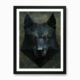 Wolf Head 3 Art Print