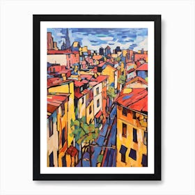 Bologna Italy Fauvist Painting Art Print