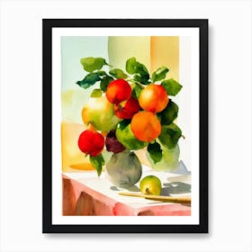 Honeydew Italian Watercolour fruit Art Print