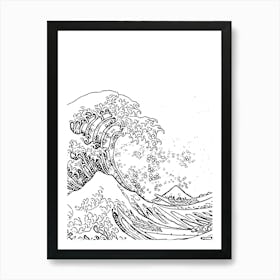 Great Wave Off Kanagawa 2 Art Print