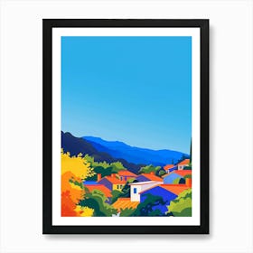 Karuizawa Japan 2 Colourful Illustration Art Print