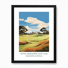 Royal Melbourne Golf Club (West Course)   Melbourne Australia 1 Art Print